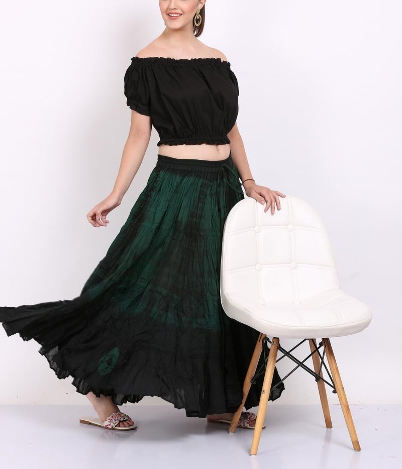 Wevez Women's American 25 Yard Cotton Skirt, One Size, BG - Image 4